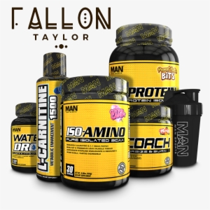 Fallon Taylor's Fat Burning Stack - Man Sports Iso-amino - 30 Servings Rainbow Sherbet #984307