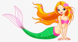 Mermaid Clip Art - Imagenes De Sirenas Animadas #984618