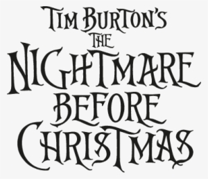 Logos For The Nightmare Before Christmas Logo - Nightmare Before Christmas Tipografia #984620