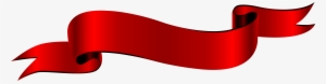 Antique Banner Png - Transparent Red Ribbon Banner #985127