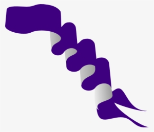 Purple Ribbons Clip Art - Purple Clip Art Ribbons #985350