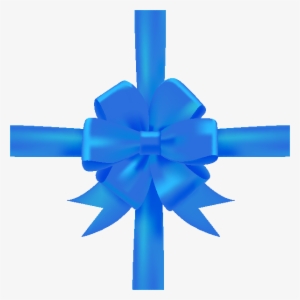 Blue And Purple Ribbon - Vector Graphics #985511