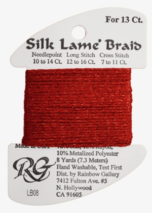 Needlepoint Silk Lame Braid Thread Lb-08 - Free Transparent PNG ...