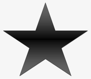 Black Gradient Star - Flower In A Pot #985863