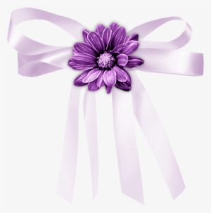 Purple Ribbon - Tube Psp Noeud #986287