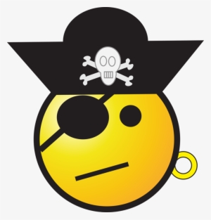 Eyepatch Pirate Emoticon Smiley - Eyepatch Clipart #986675
