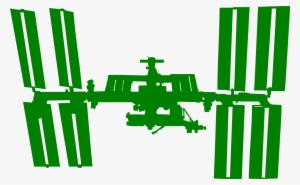Open - International Space Station Silhouette #986826