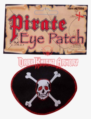 Classic Pirate's Eye Patch - Deluxe Pirate Costume Eye Patch One Size #986828