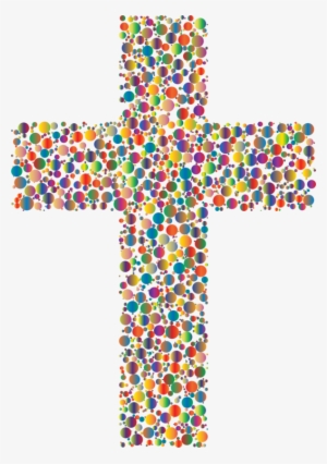 Christian Symbol Free Commercial Crucifix Vector Christianity - Colorful Cross Png #987146