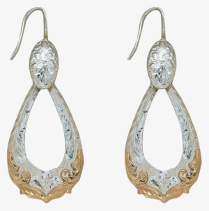 Jacqueline Cutout Sterling & 14k Gold Teardrops - Wsm Motor Mount 011-117 #987507