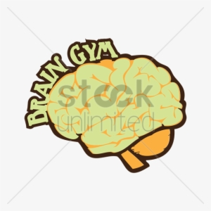 Human Brain With Brain Gym Words Vector Graphic Clipart - Vector Graphics #987790 Human Brain With Brain Gym Words Vector Graphic Clipart - Vector Graphics #987790
