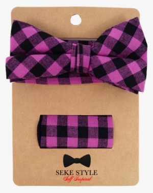 Sek'e Bow Tie Purple - Tartan #987822