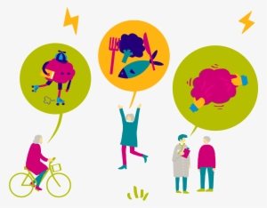 Cute Brain Clipart Png - Healthy City In Graphics #988045