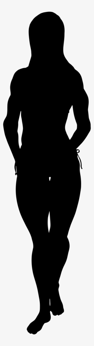 This Free Icons Png Design Of Female Bodybuilder Silhouette #988671