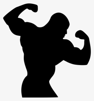Bodybuilder Silhouette Png - Bodybuilder Silhouette Clip Art #988718