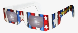 3d Holographic Glasses W Patriotic Frame-see Stars - Holography #988719