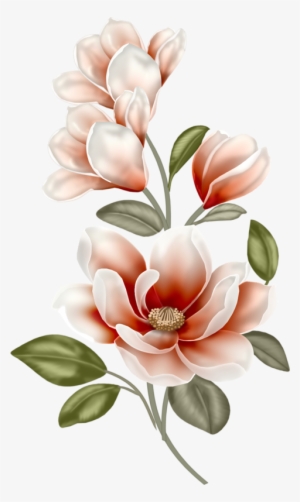 Clip Art Free Library Florinda Ou Flor Linda Manolya - Magnolia Clipart #988822