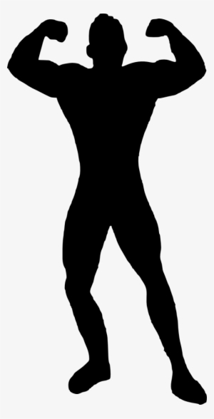 Man Body Builder Silhouette Png Onlygfx - Deadpool Silhouette #988929