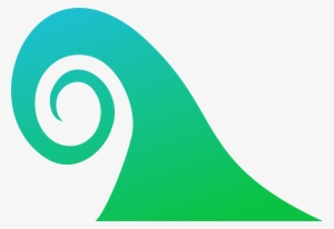 Wave Outline Clipart - Green Wave Clip Art #989134