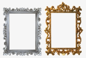 Gold Framing, Round, Texture, Object, Graphical, Hq - Gold Frames Design Png #989499
