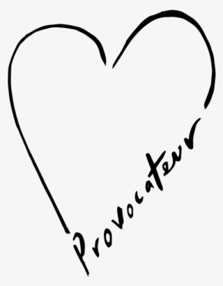 Provocateur Logo Black Small - Heart #9800534
