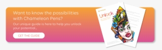 Unlock Your Potential With Chameleon Pens Guide Cta - Graphic Design #9800648