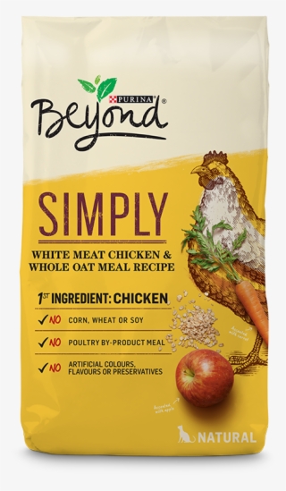Simply White Meat Chicken & Whole Oat Meal Recipe Dry - Purina Beyond Cat Food Chicken #9802289