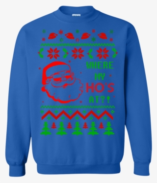 Image 297 Where Is My Ho's At Couple Christmas Sweater - Stranger Things 2 Sweatshirt #9802450