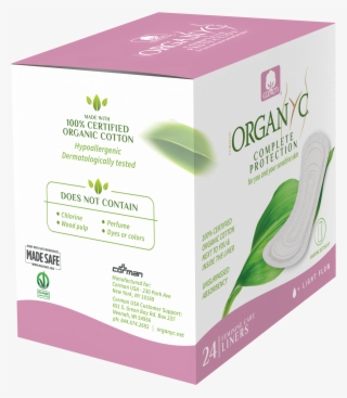 Organyc 100% Certified Organic Cotton Panty Liner, - Box #9802939