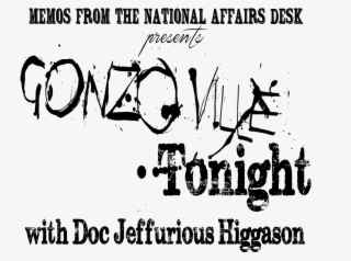 Gonzoville Tonight Title - Calligraphy #9803586