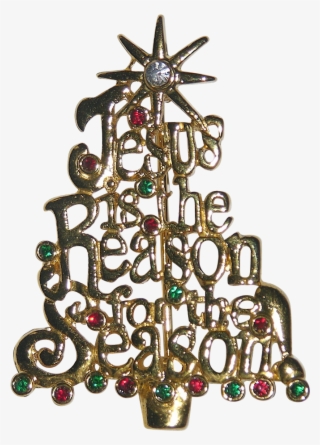 Jesus Is The Reason For The Season Christmas Tree Pin - Christmas Ornament #9805172