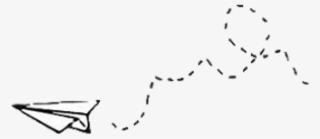 #avião #papel #papper #pontilhado #tumblr - Avion De Papel Png #9806498