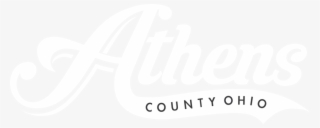 2019 Logo Athenscounty White 01 - Calligraphy #9808526