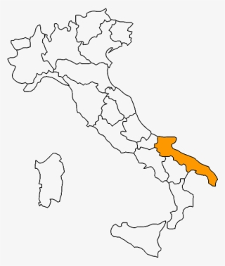 Italy Regions Map - Italy #9808722