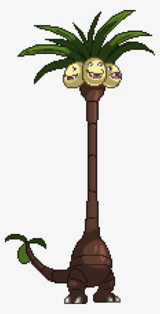 Alolan Exeggutor In Super Smash Flash - Alolan Exeggutor Pixel Art #9810333