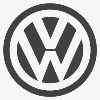 Vw - Volkswagen Logo Black And White #9810586