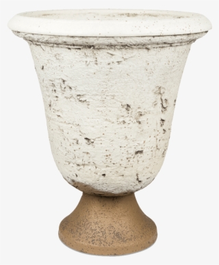Rimmed Textured Urn - Vase #9810712