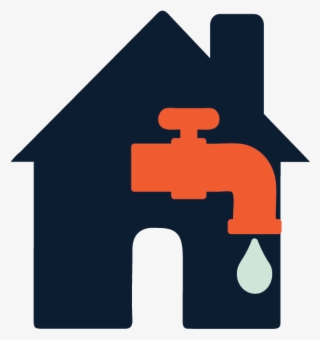 Plumbing Services - Home Heart Graphic #9812610