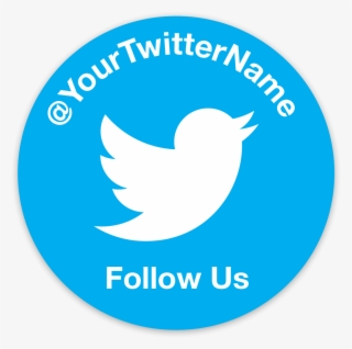 Picture Of Personalized Twitter Stickers - Circle #9812782