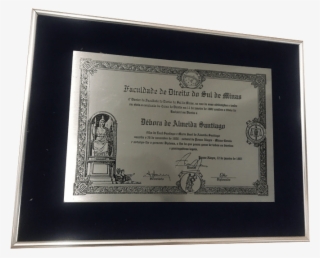 Placa De Diploma Ou Certificado, R[eplica #9815747