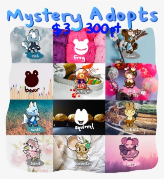 Animal Crossing Villager Mystery Adopts Open Doodlepawss - Cartoon #9816080