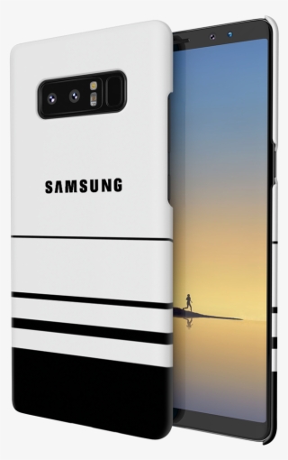 White Horizon Cover Case For Samsung Galaxy Note - Samsung #9817649