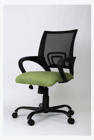 Office Chair In Black & Green Colour Lumber Design - Office Chair #9819357