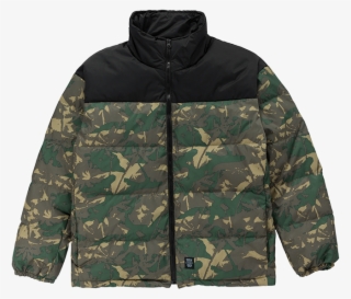 Camouflage White Duck Down Jacket Coat - Jacket #9819922