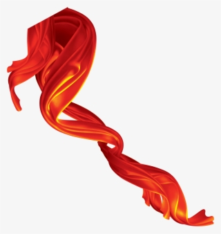 Red Silk Ribbon - Flowing Red Silk #9820279