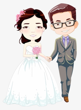 Svg Royalty Free Wedding Marriage Cartoon Villain Transprent - Marriage Cartoon Png #9820579