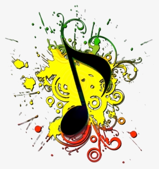 Reggae Clipart Music Notes - Simbolos De Produtor Musical #9821287
