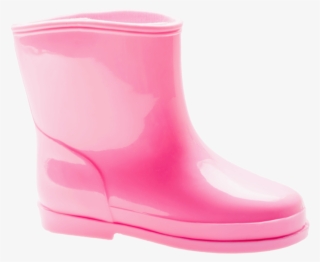 Transparent Boots Pink - Rain Boot #9821449