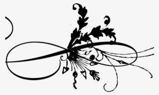 Decorative Line Black Png Transparent Images - Page Divider Clipart Hd #9822328