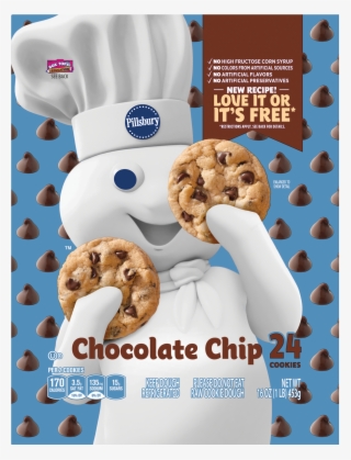 Pillsbury Ready To Bake Chocolate Chip Cookies, 24 - Pillsbury Chocolate Chip Cookies #9823295